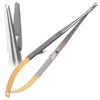 USA Delta Tungsten Castroviejo Needle Holders 7" Straight Maxi-Sharp