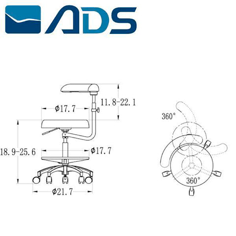 ADS N4 Assistant Stool (200-A080224)