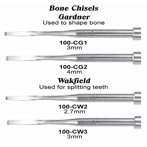 USA Delta Bone/Chisels Dental Instruments
