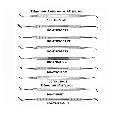 USA Delta Composite Instruments Titanium Anterior & Posterior
