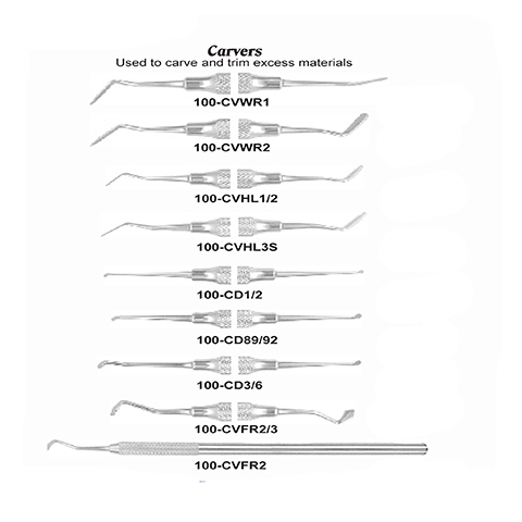 USA Dental Carvers Dental Instruments