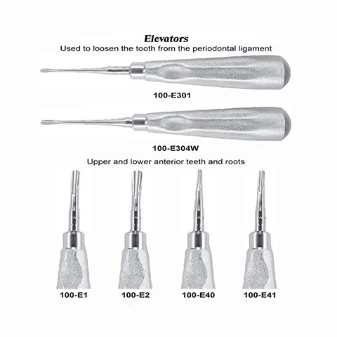 USA Delta Elevators Dental Instruments
