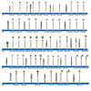 Supreme  12 Blade Trimming & Finishing Burs FG 5/Pkg.