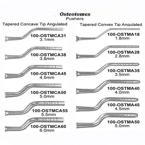 USA Delta Osteotomes Dental Instruments