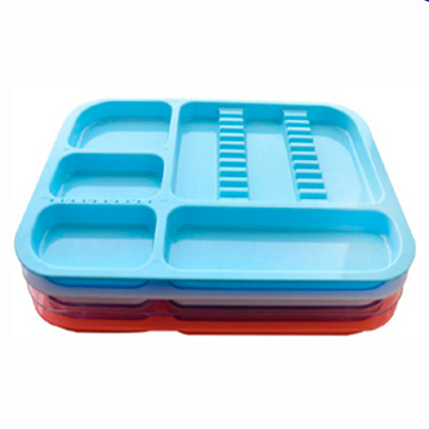 Plasdent Divided Tray Size B 13 1/2' x 9 5/8' x 7/8'