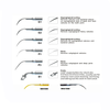Sandent Piezo Scaler Tips Silver Color 5/Pkg.