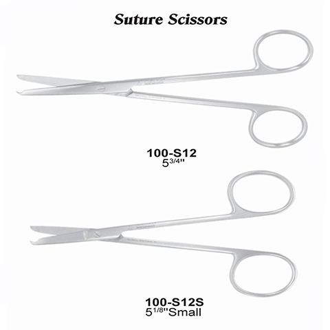 USA Delta Suture Scissors Ea (SSUSAD1)