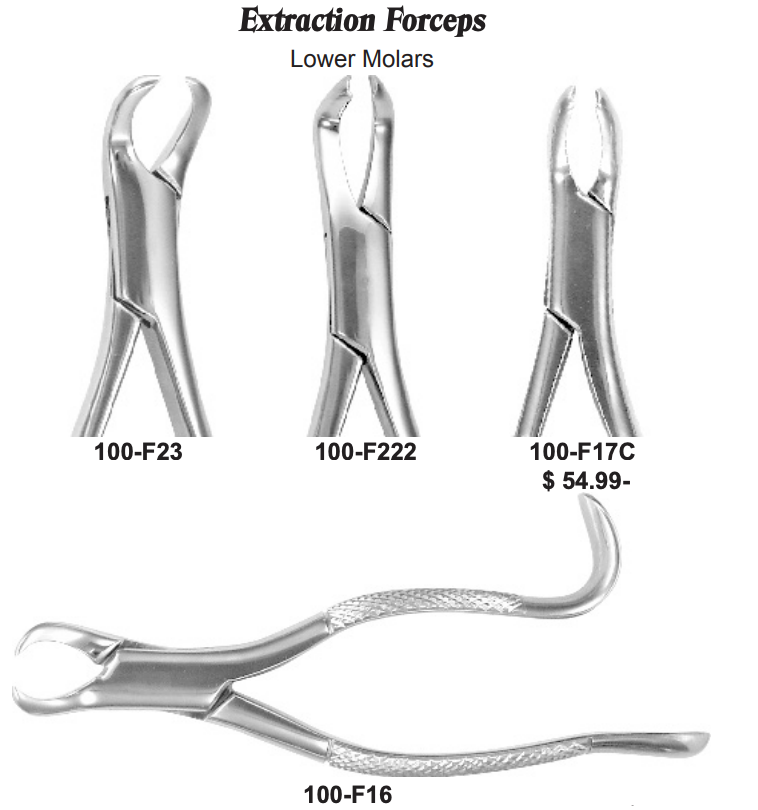 USA Delta Extraction Forceps Dental Instruments