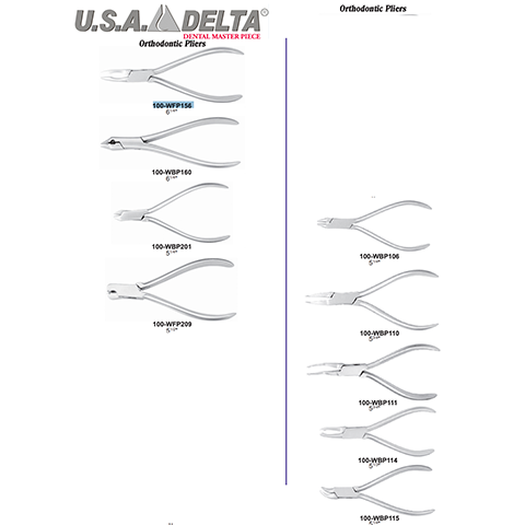 USA Delta Orthodontic Pliers Dental Instruments