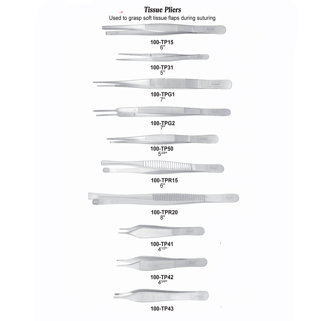 USA Delta Tissue Pliers Dental Instruments
