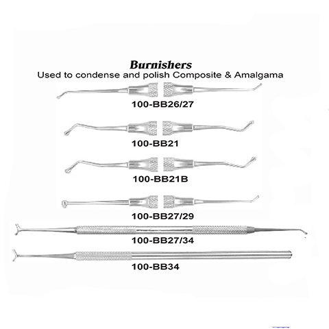 USA Delta Burnishers Dental Instruments