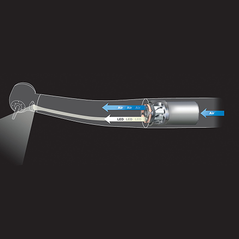 NSK America DynaLED High-Speed Handpiece (320-P1104)