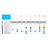 3D Dental SABUR Operatory Diamond Burs (ROUND)